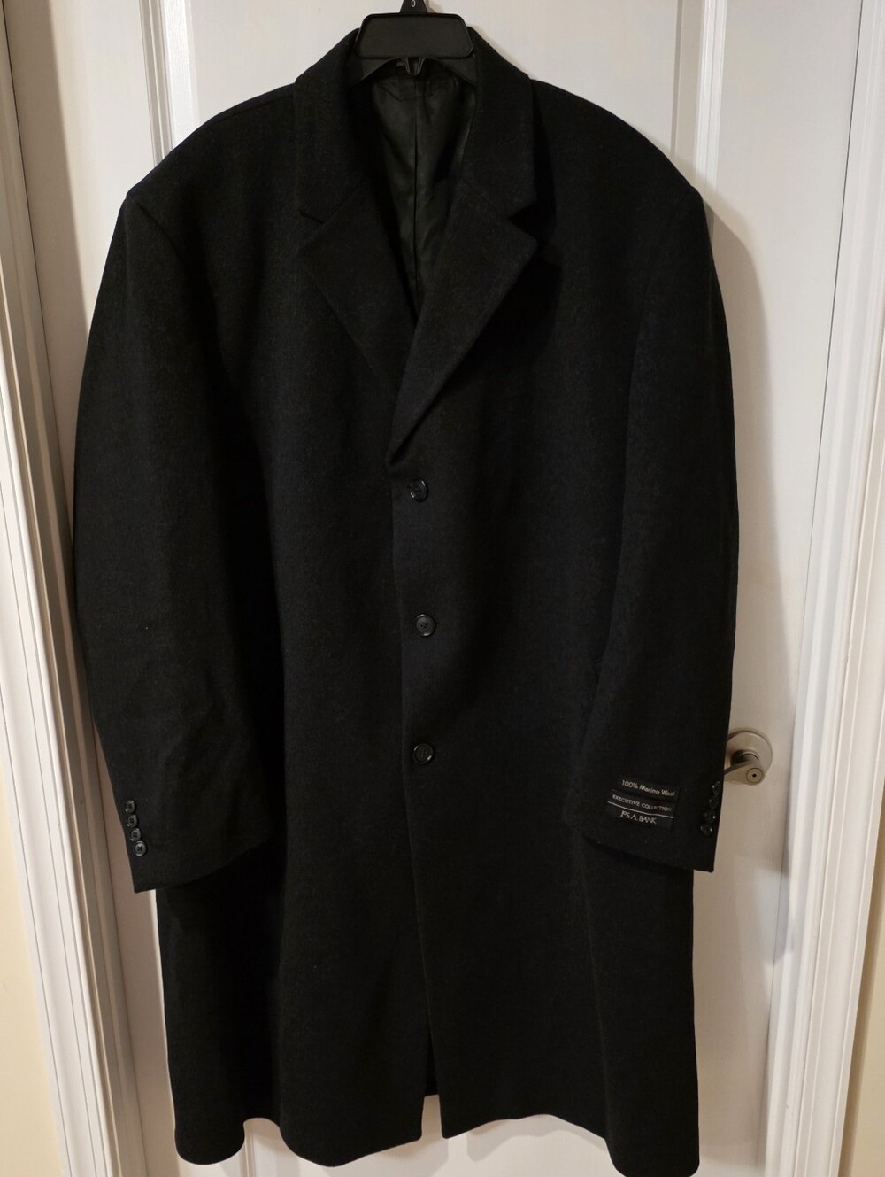 Jos. A. Bank New Merino Wool Men Coat Size 48R